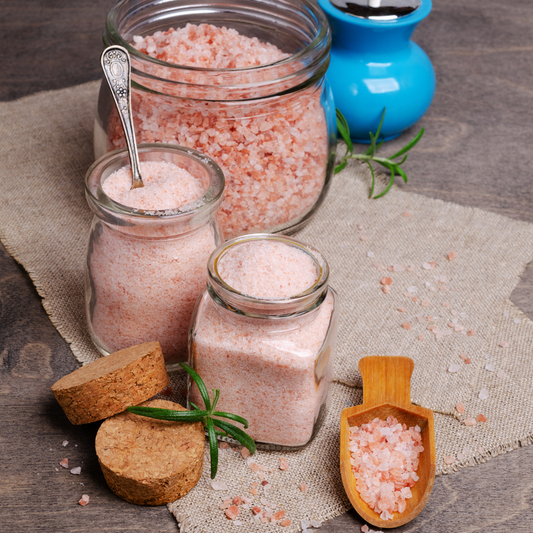 pink rock salt - himalayan